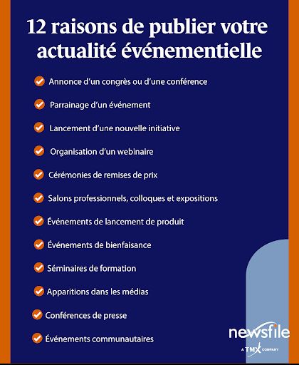 12 raisons de publier votre actualité événementielle