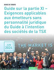 Lire le Guide de la TSX destiné aux émetteurs sans personnalité juridique