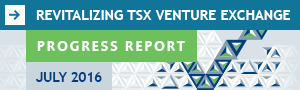Revitalizing TSXV Progress Report - July