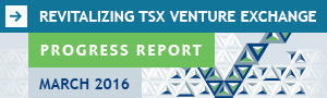 Revitalizing TSXV Progress Report - March